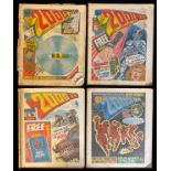 Comics - 2000AD prog #1-4. (1977, Rebellion Comics). 1st 2000AD, 1st, 2nd and 3rd Judge Dredd