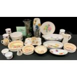 Ceramics and glass - Royal Doulton child's table ware, pattern 'Bunnykins'; Royal Worcester table