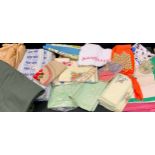 Fashion & Textiles - aprons, table cloths, embroidered , printed, fabric sections etc etc