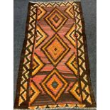 A Qashgai Kilim rug, 210cm x 115cm.