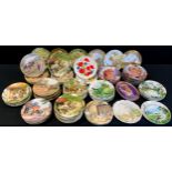 Collectors plates, assorted inc Wind in the Willows, Farming, Animals, etc, part boxed qty