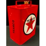 A reproduction Texaco oil can, 30cm tall