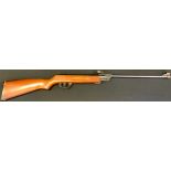 A Spanish Elgamo .22 calibre break barrel action air rifle, serial No E73432, 104cm long, cased