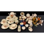 An Atlas China Children's ware tea set, for six, printed decoration, boxed; wade whimseys; crested