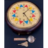 A Reproduction RAF Royal Air Force WW2 operations room sector wall clock, mechanical movement, 40cm