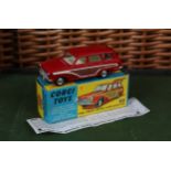 Corgi Toys 491 Ford Consul Cortina super estate car, red body with faux wooden panels, white