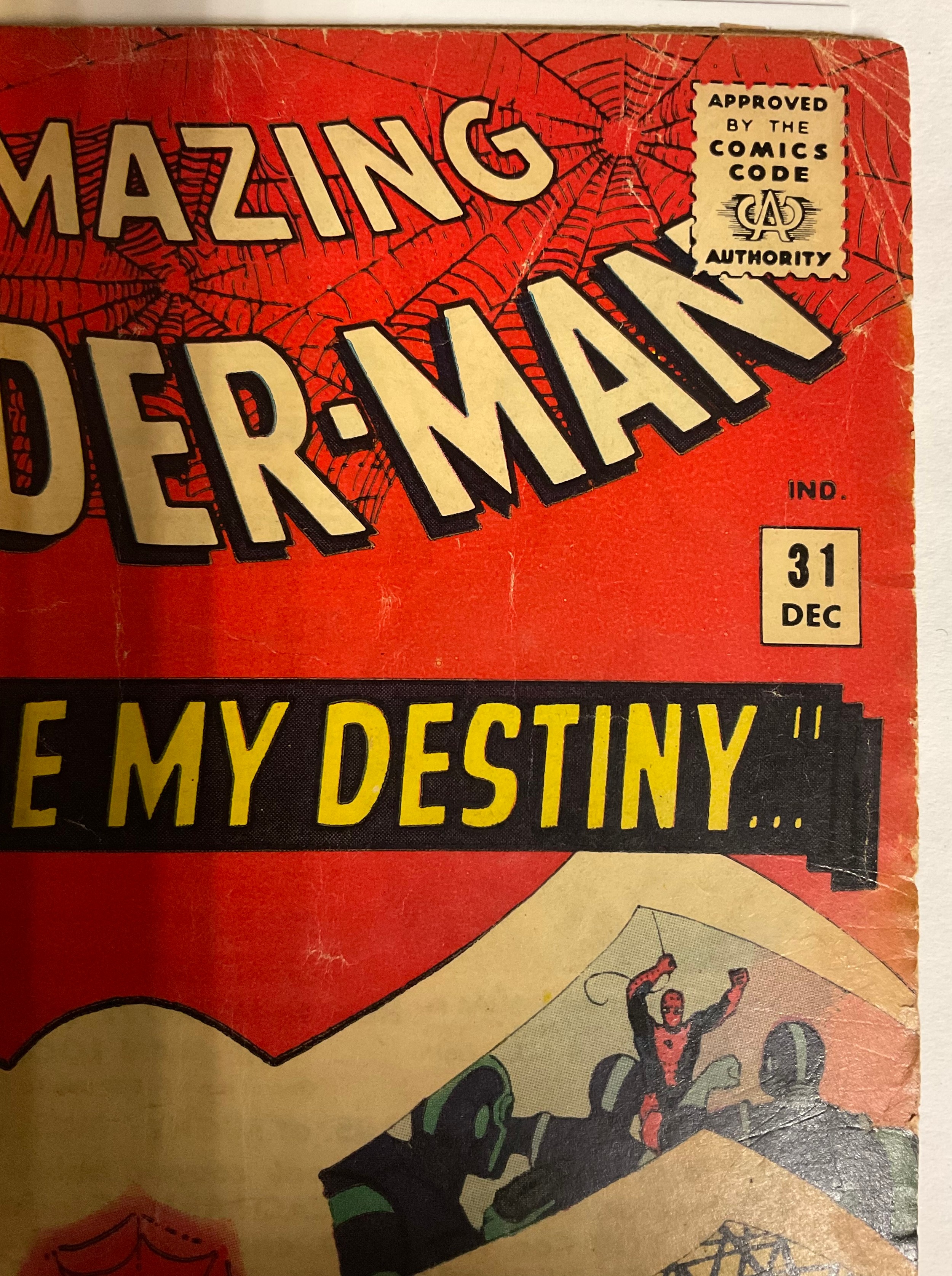 The Amazing Spider-man #31 (1965). Low grade. Written by Stan Lee, art by Steve Ditko. 1st - Image 4 of 8