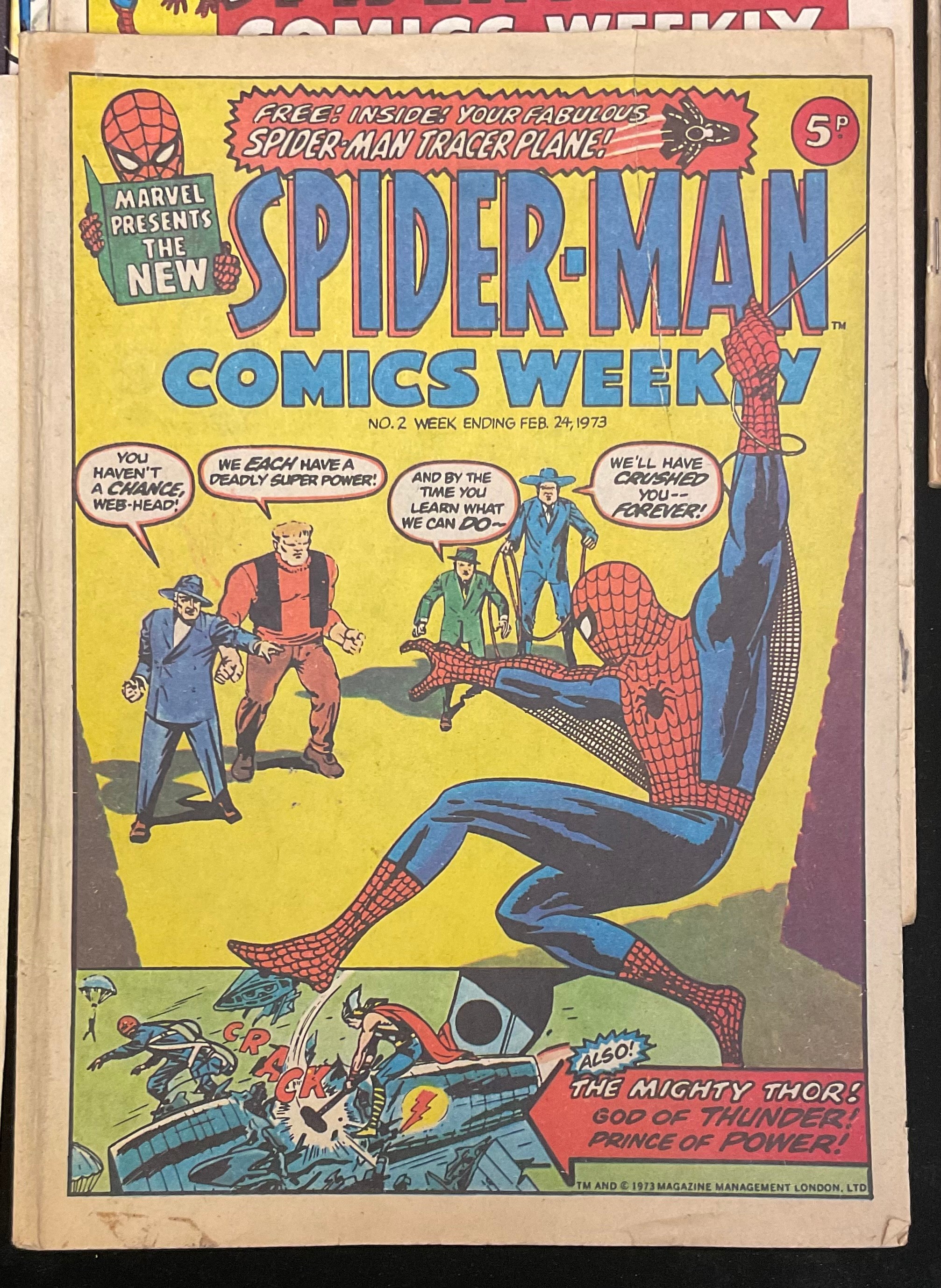 32 Spider-Man comics weekly from 1970s, including #2 (1973). Approx condition VG-FN. Bronze Age - Image 3 of 5