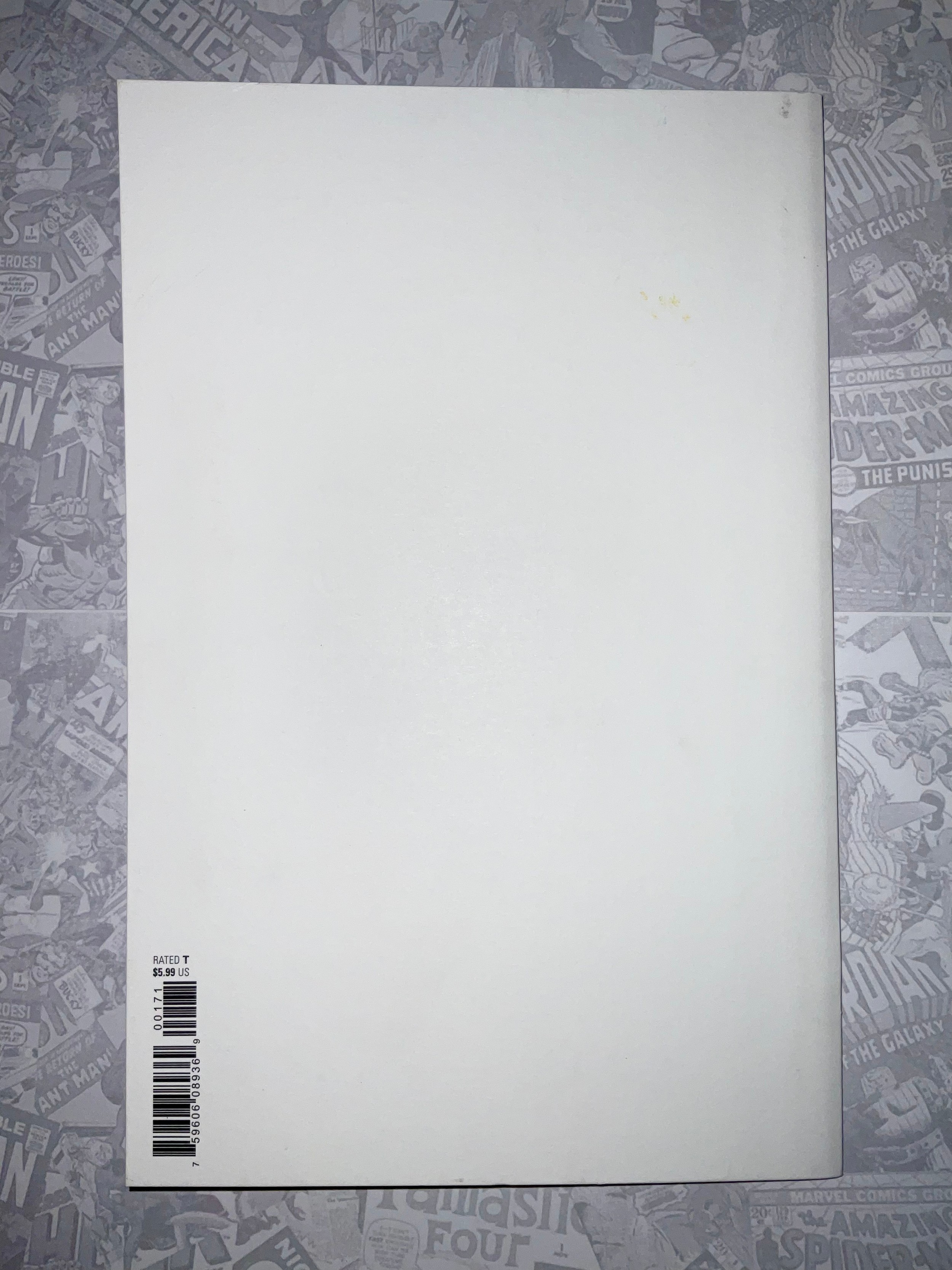 Comic Book art. The Amazing Spider-Man #1 (July 2018) Marvel Comics Blank Variant. Original sketch - Image 2 of 3