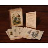 Parlour Games - a late 19th century Alice In Wonderland card game, comprising forty eight