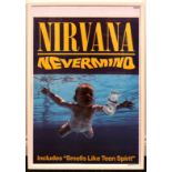Poster, Music, American Rock Music - a Nirvana Nevermind rectangular shaped poster, 'NIRVANA,