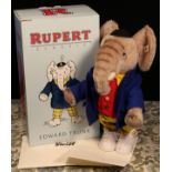 Steiff (Germany) EAN 653575 Classic Rupert Edward Trunk the Elephant, trademark 'Steiff' button to