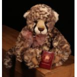 Charlie Bears CB171768 Kiri Leopard, from the 2017 Secret Collections, designed by Isabelle Lee,