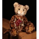 Charlie Bears CB185172 Annuska Leopard, from the 2018 Secret Collections, designed by Charlie