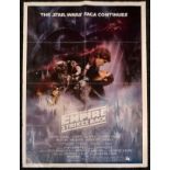 Poster, Sci-Fi, Film, Cinema & Movie Interest - a Star Wars The Empire Strikes Back one sheet