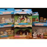 A Flair Sylvanian Families Ref No.4333 The New Arrival figure set, window boxed; Flair Sylvanian