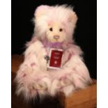 Charlie Bears CB181869 Dee Dee Plumo Collection teddy bear, from the 2018 Plush Collection, designed