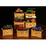 Matchbox Lesney Models of Yesteryear series, comprising Y1-1 Alchin traction engine, green body, red
