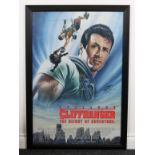 Poster, Film, Cinema & Movie Interest, Autographs - a rectangular shaped poster for Cliffhanger,