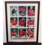 Sport, Football, Autographs - a framed composition of Manchester United F.C. 1996/1997 players,