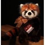 Charlie Bears BB224201 Edinburgh Red Panda, from the 2022 Bearhouse Bears Collection, designed by