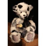 Charlie Bears CB620009 Inkspot teddy bear, from the 2012 Charlie Bears Collection, designed by
