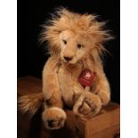 Charlie Bears CB141473 Linus Lion, from the 2014 Charlie Bears Plush Collection, designed by