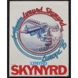 Poster, Music, American Rock Music - a Lynyrd Skynyrd rectangular shaped poster, 'FROM AMERICA,