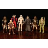 Star Wars 3¾ loose action figures, comprising Nien Numb, Emperor Palpatine with walking stick, Rebel