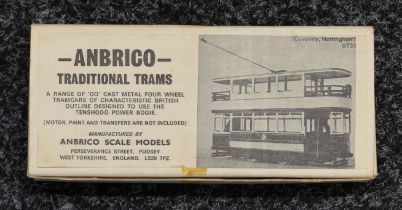 An Anbrico traditional trams (Coventry, Nottingham) BT33 balcony top car OO cast metal tramcar