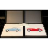 Prints - Opus editions, The Ferrari Cars Collection, limited edition prints, in two clam shell boxes