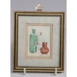 Janet Sheath ARMS, RMS, SWA, a still life miniature, Not to be Taken, signed, dated 94,
