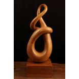 Derrick Kitchen (fl.1957 - 1964), a wooden kinetic sculpture, Whirlwind, 44cm high Provenance: Paper