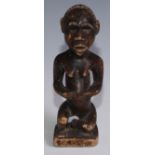 Tribal Art and the Eclectic Interior - a Yombe Phemba maternity figure, 21cm high, Congo region