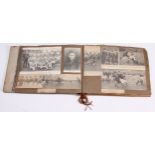 Sport - Rugby - an early 20th century scrap album containing newspaper cuttings regarding rugby