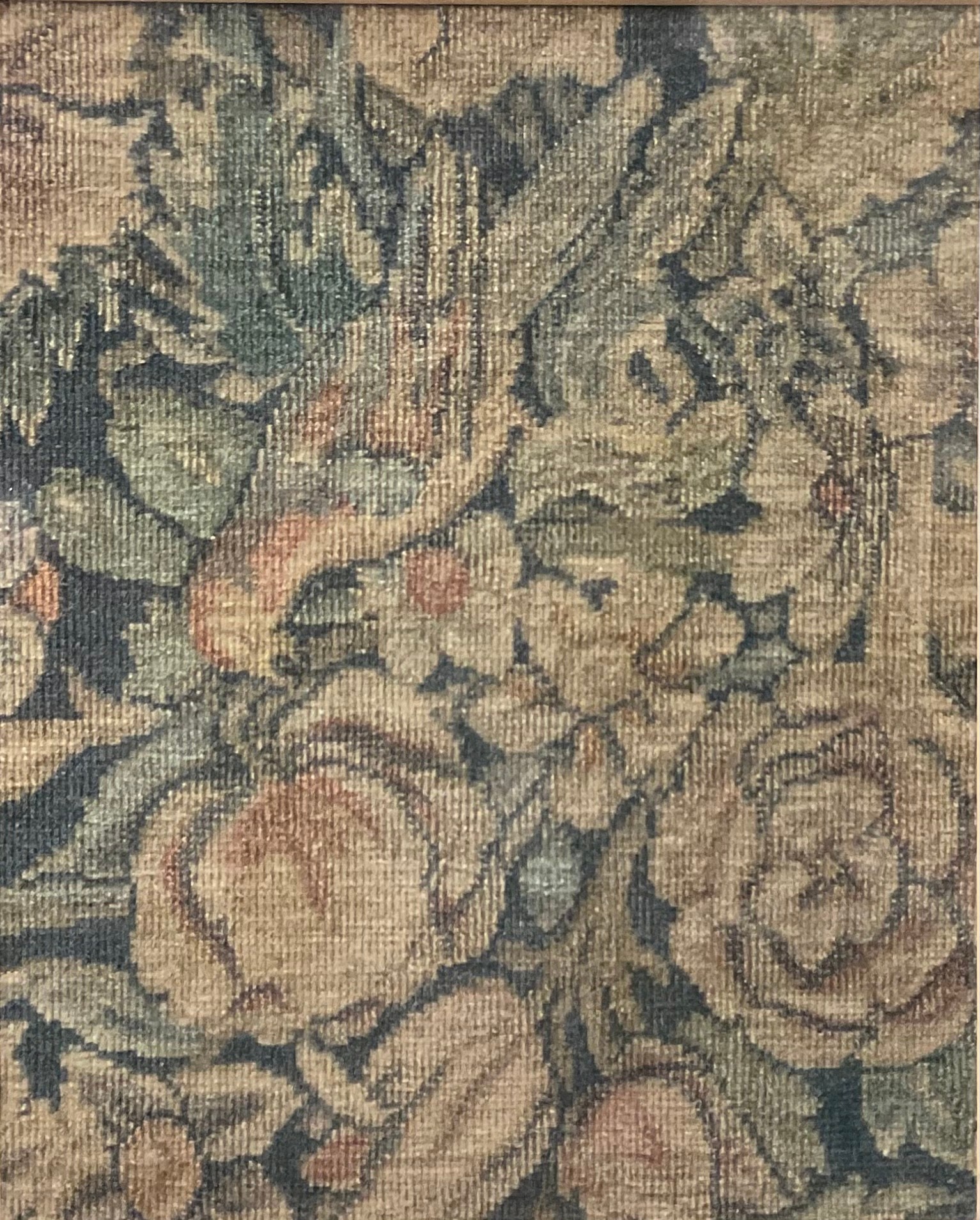 A 19th century tapestry section, in the manner of The Strawberry Thief (William Morris); two petit - Image 3 of 5