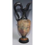 A museum type facsimile of an ancient Greek ewer, after the antique, 33.5cm high