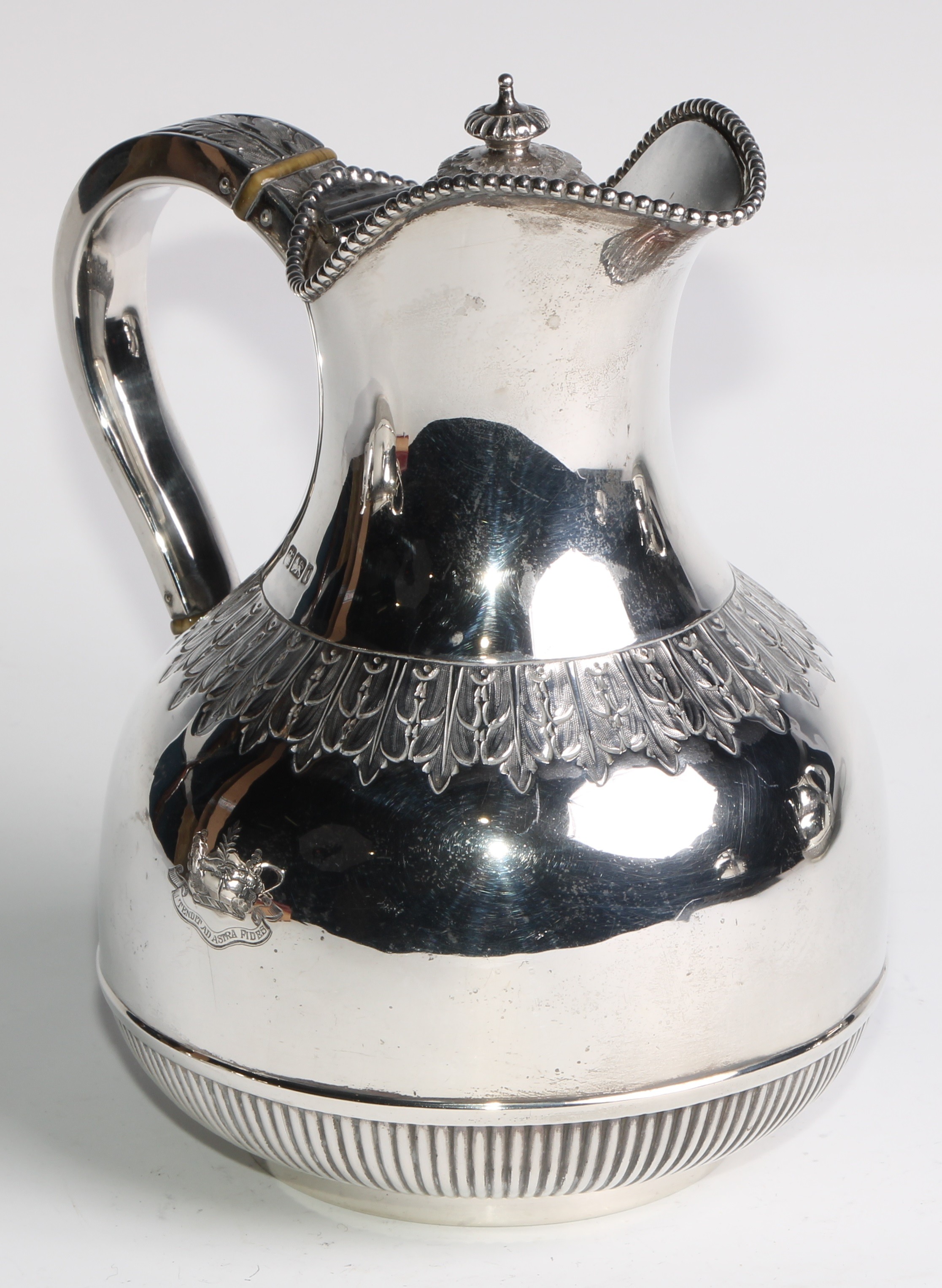A late Victorian/Edwardian silver six piece Cape pattern tea and coffee service, comprising - Image 9 of 29