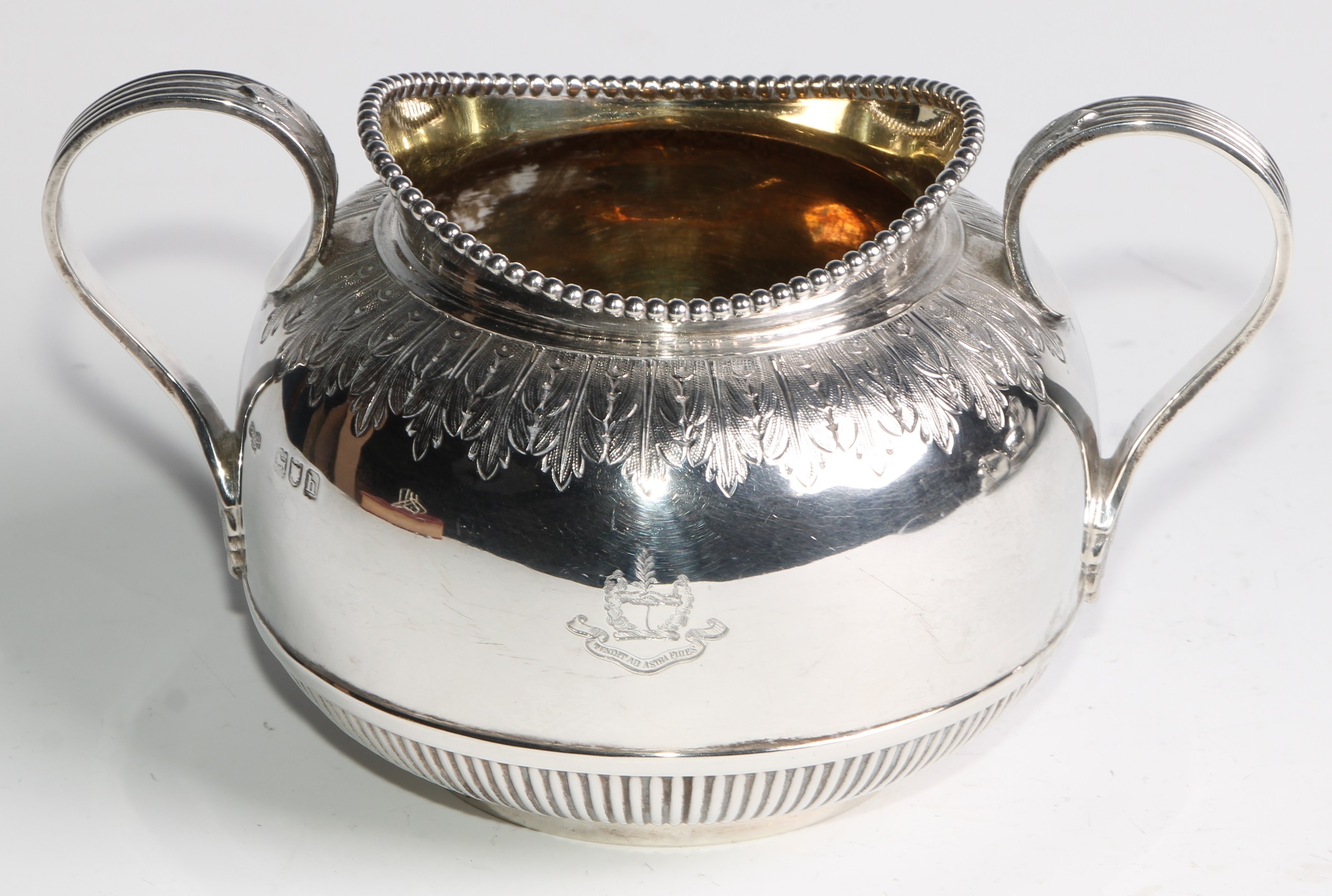 A late Victorian/Edwardian silver six piece Cape pattern tea and coffee service, comprising - Image 27 of 29