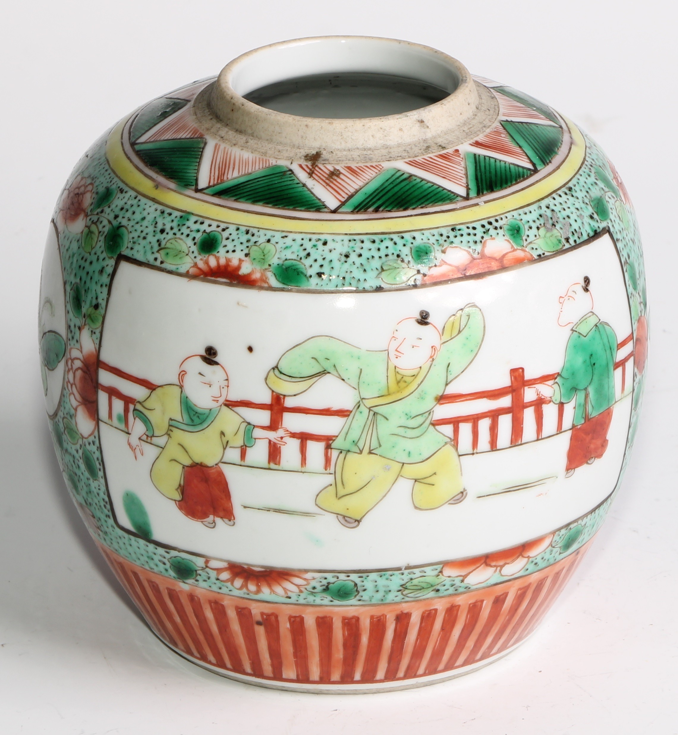 A Chinese ovoid ginger jar, painted in tones of underglaze blue with blossoming prunus, 17.5cm high, - Image 13 of 17