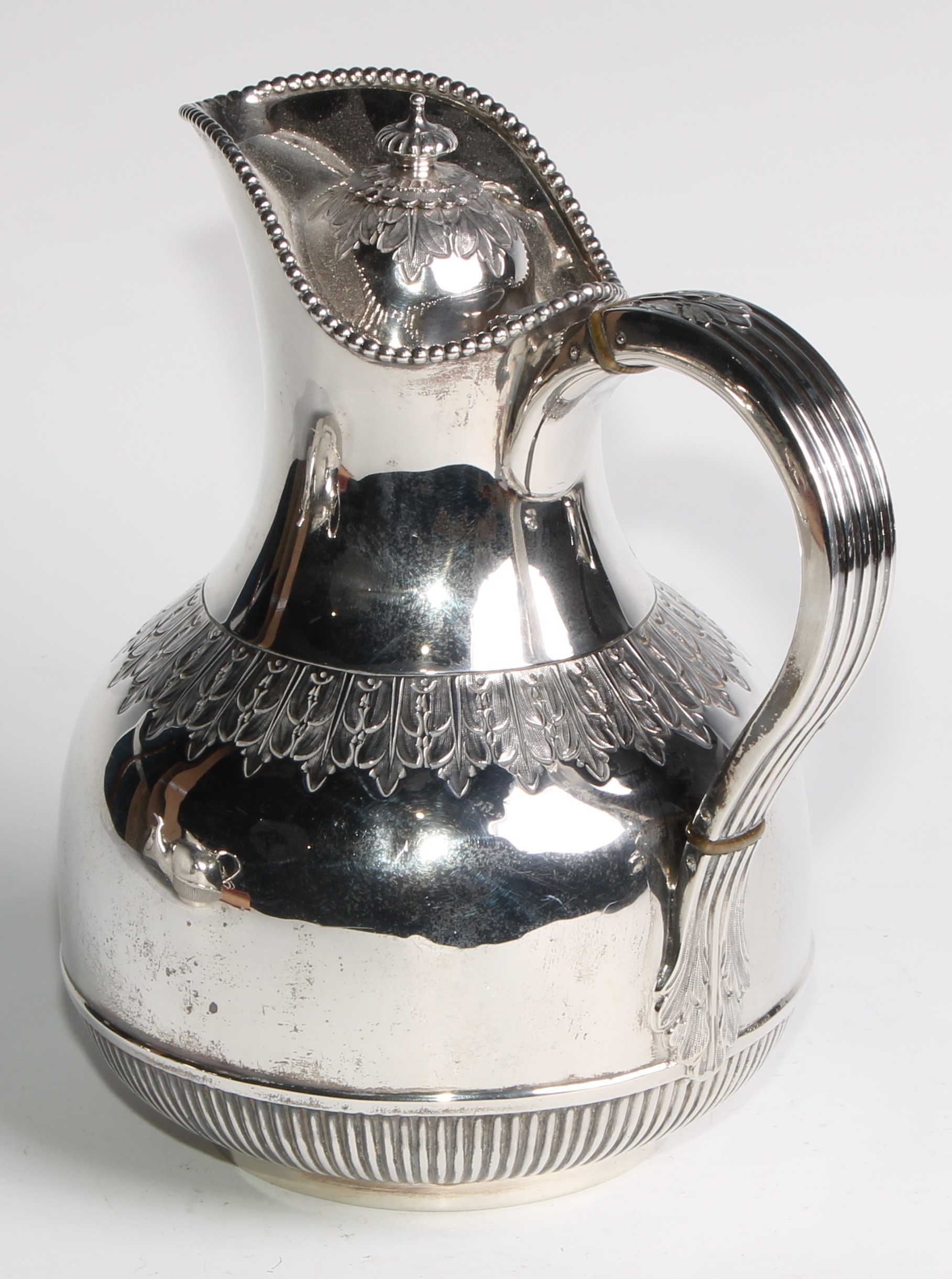 A late Victorian/Edwardian silver six piece Cape pattern tea and coffee service, comprising - Image 11 of 29