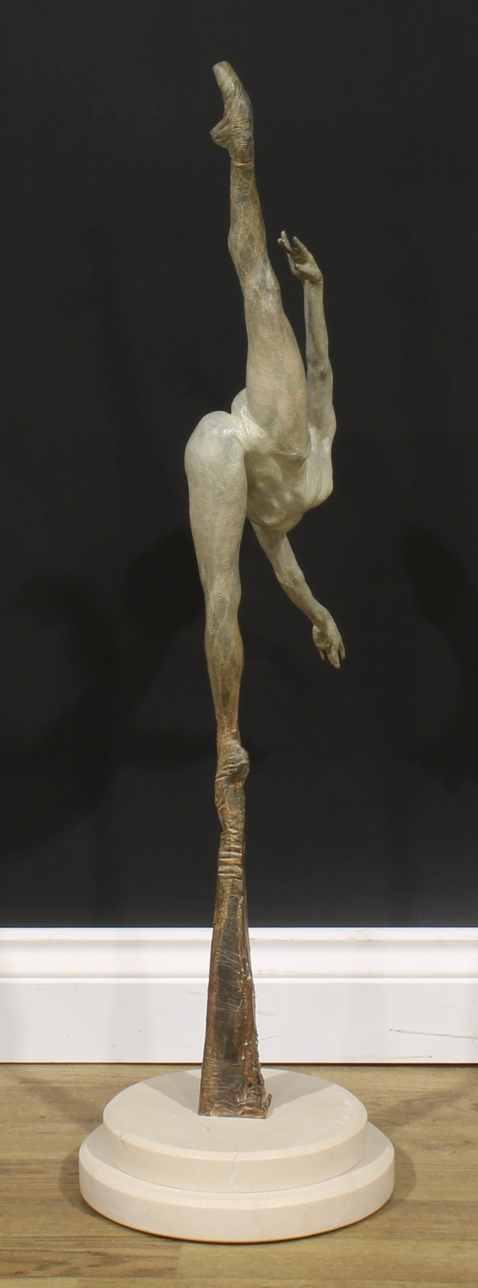 Richard MacDonald (Bn. 1946), a patinated bronze, Penche Monet, signed in the maquette and to - Image 2 of 5
