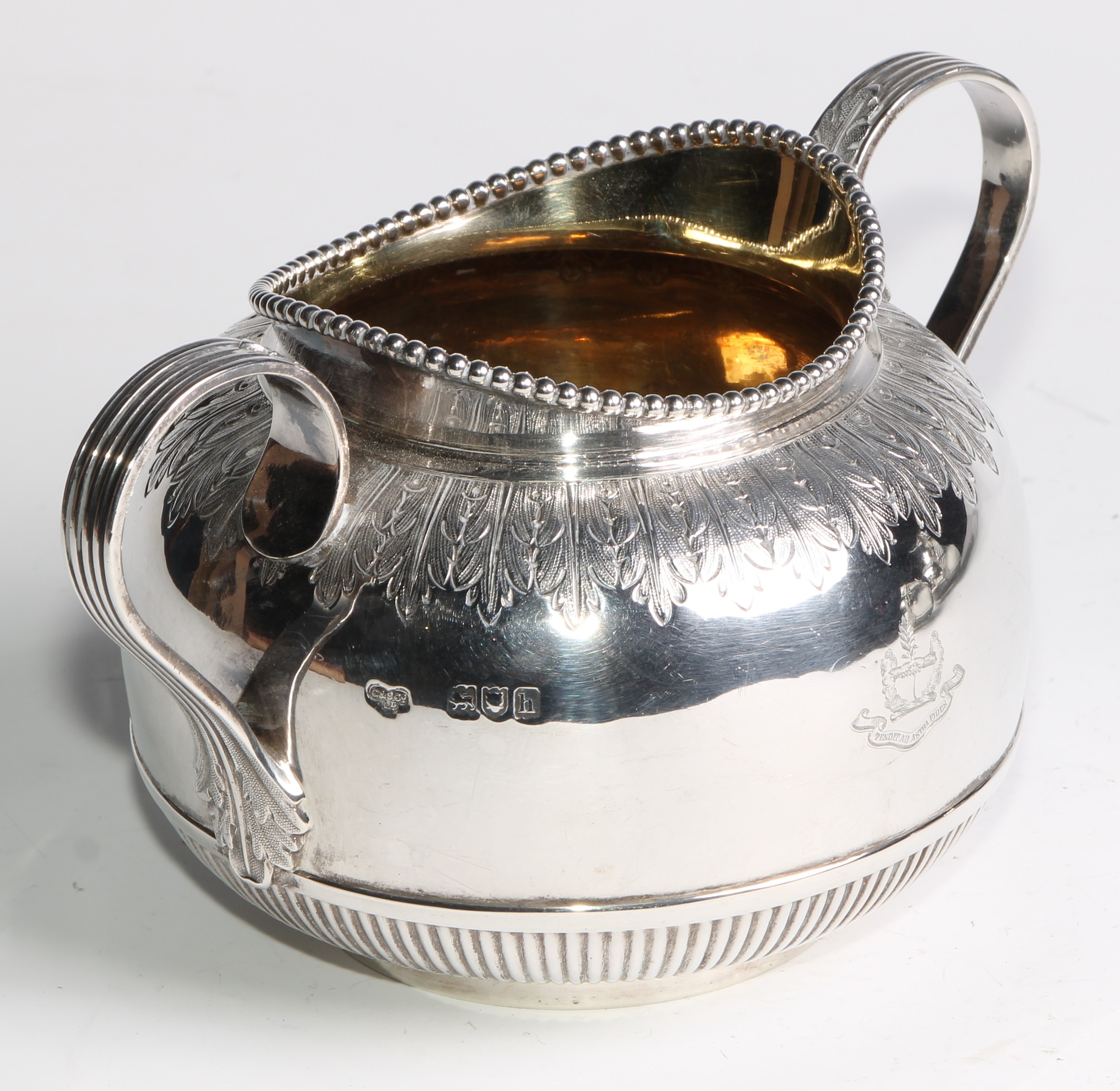 A late Victorian/Edwardian silver six piece Cape pattern tea and coffee service, comprising - Image 28 of 29