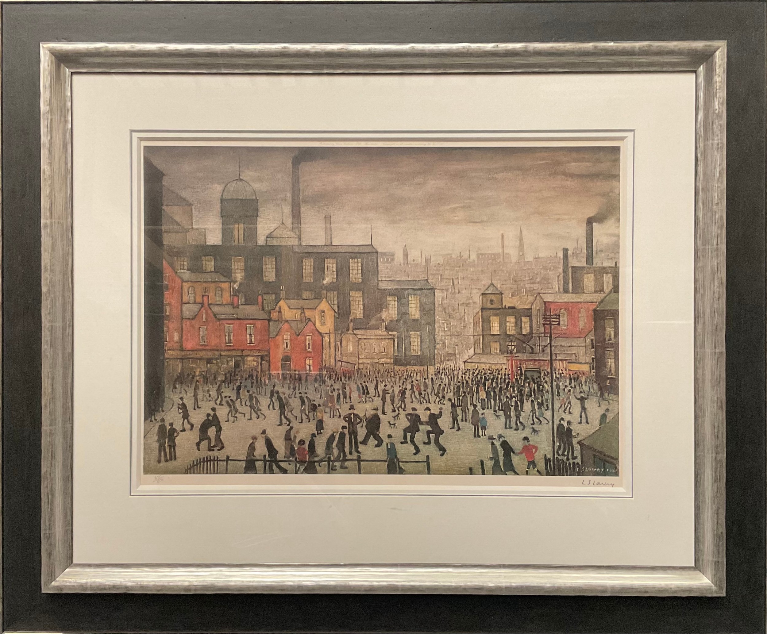 Laurence Stephen Lowry (1887 - 1976), by and after, Our Town, a limited edition colour print, - Image 2 of 5