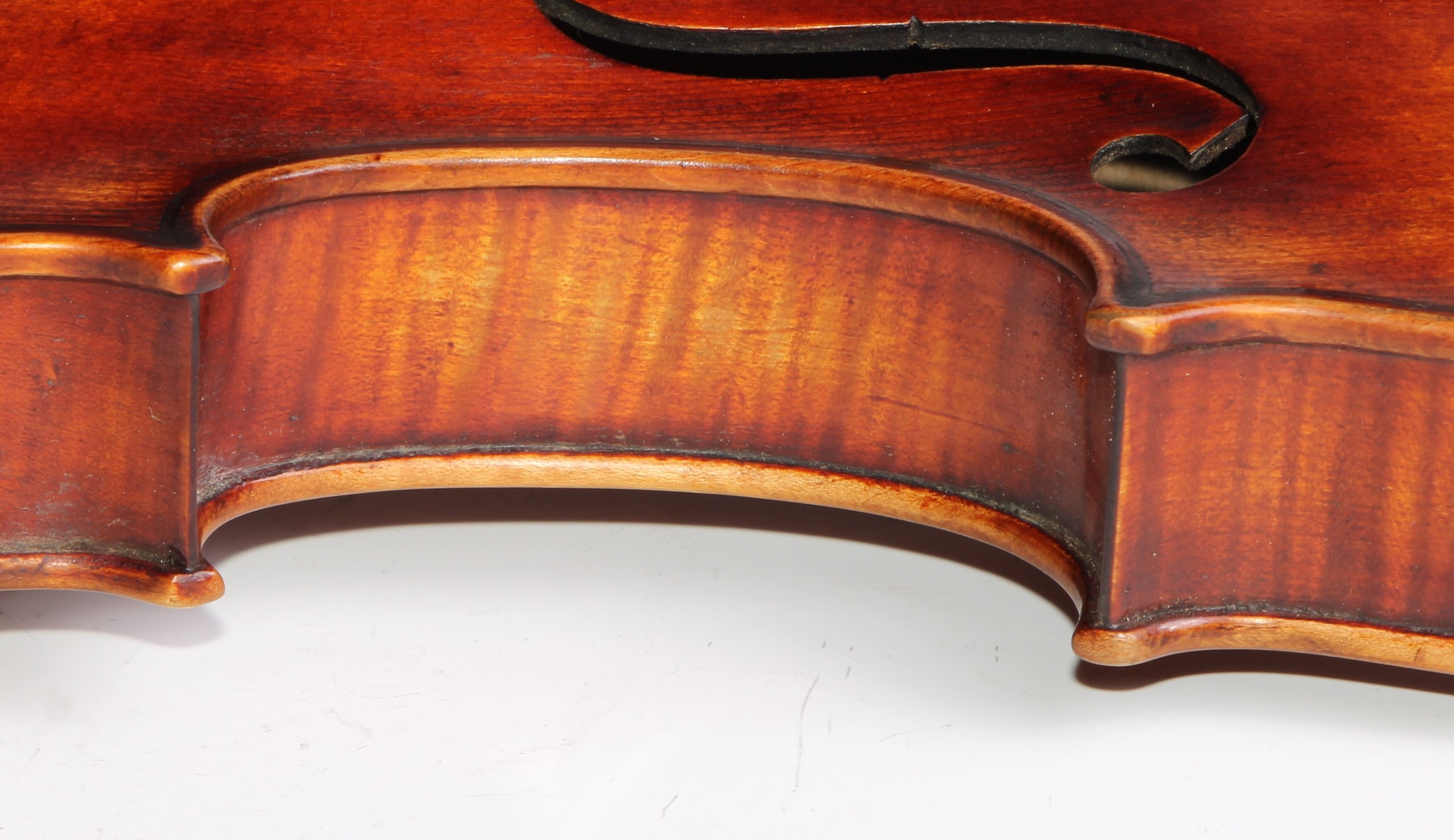 An Austrian violin, the one-piece back 60cm excluding button, paper label, Martinus Stoss, fecit - Image 6 of 15