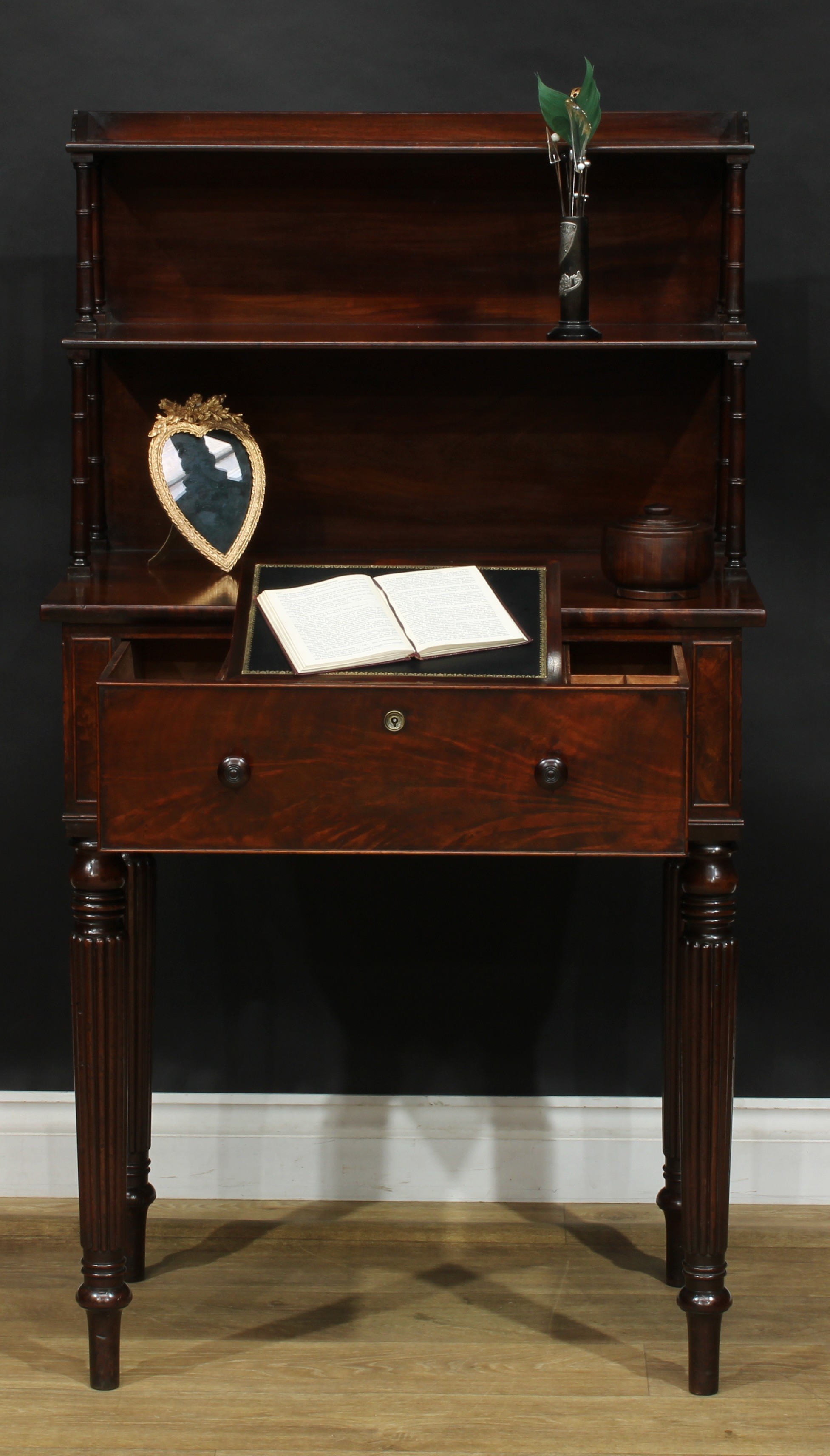 A George IV mahogany chamber table, by Gillows of Lancaster and London, stamped Gillows Lancaster,
