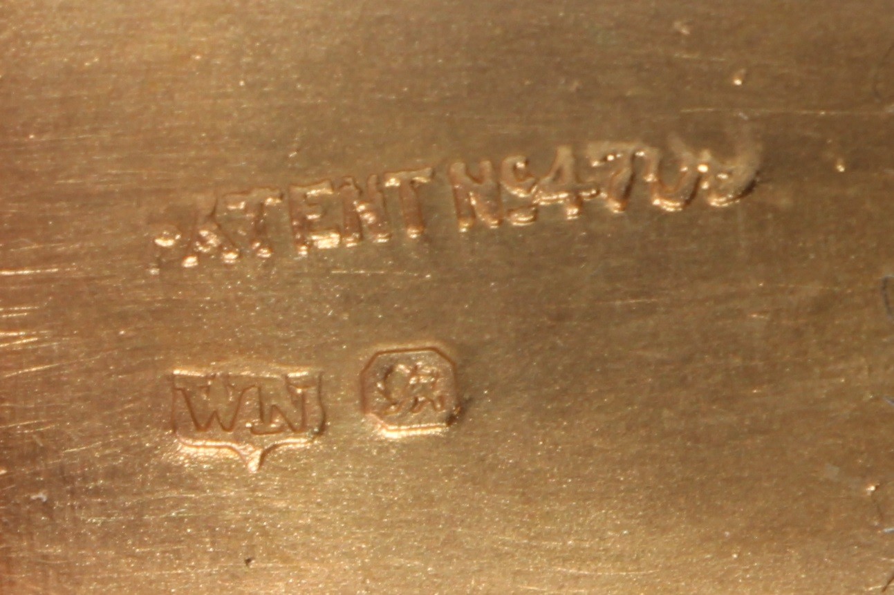 A George V silver rounded rectangular novelty patent combination vesta, sovereign and stamp case, - Image 7 of 8