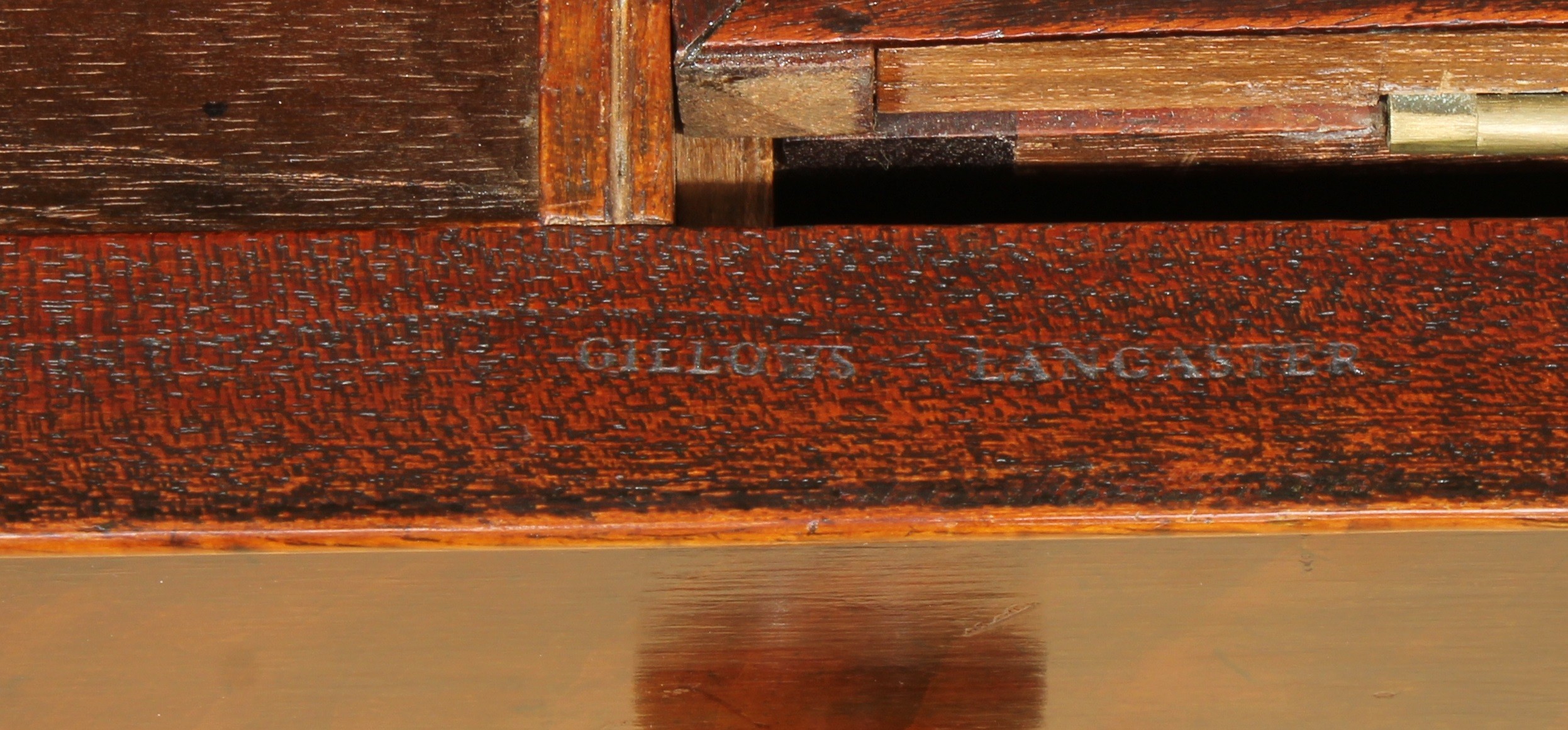 A George IV mahogany chamber table, by Gillows of Lancaster and London, stamped Gillows Lancaster, - Image 8 of 8