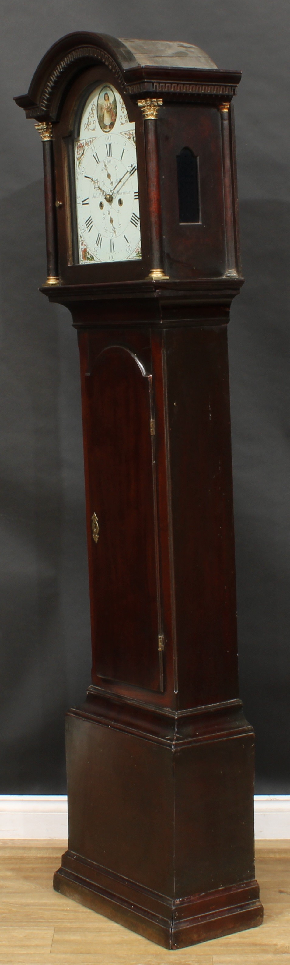 A George III Scottish mahogany longcase clock, 30.5cm arched dial inscribed Jno. Mill, Montrose, - Image 3 of 6