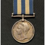 Egypt Medal 1882-1889 2429 Pte J Tomlinson, 2/Derby Regt. Complete with original ribbon.